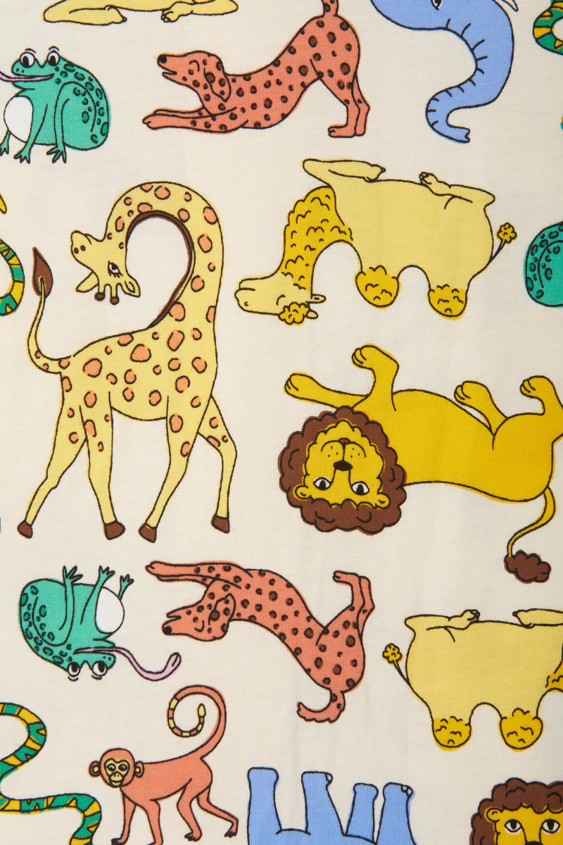 animal baby sleepsuit