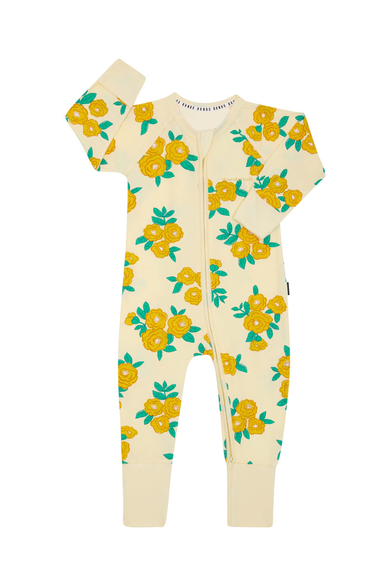 Floral babygrow